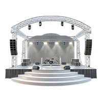 an image of a stage with lights and a stage